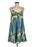 Collective Concepts Tie-dye Blue Cocktail Dress Size M - photo 1