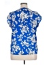 Adrienne Vittadini 100% Polyester Blue Short Sleeve Blouse Size S - photo 2