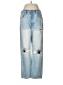 American Eagle Outfitters Hearts Blue Jeans Size 6 - photo 1
