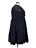 Nemidor 100% Polyester Blue Cocktail Dress Size 24 - photo 4