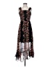 Maurices 100% Polyester Floral Black Cocktail Dress Size S - photo 1