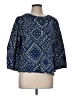 Old Navy Blue 3/4 Sleeve Blouse Size M - photo 1