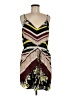 Rory Beca 100% Silk Print Brown Cocktail Dress Size M - photo 1