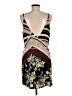 Rory Beca 100% Silk Print Brown Cocktail Dress Size M - photo 2