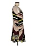 Rory Beca 100% Silk Print Brown Cocktail Dress Size M - photo 4