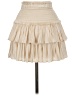 Reset 100% Rayon Solid Ivory Casual Skirt Size M - photo 2
