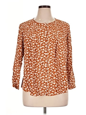 Old Navy 3/4 Sleeve Blouse (view 1)