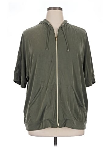 Zenergy by Chico's Zip Up Hoodie (view 1)