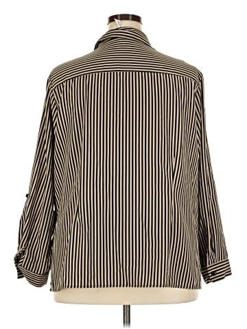NY Collection Long Sleeve Blouse (view 2)