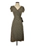Max Studio Print Brown Casual Dress Size S - photo 1