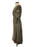 Max Studio Print Brown Casual Dress Size S - photo 5