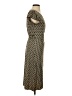 Max Studio Print Brown Casual Dress Size S - photo 4