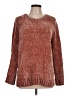 Orvis 100% Polyester Metallic Red Brown Pullover Sweater Size L - photo 1