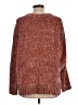 Orvis 100% Polyester Metallic Red Brown Pullover Sweater Size L - photo 2