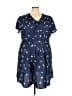 ModCloth 100% Polyester Blue Casual Dress Size 28 waist - photo 1