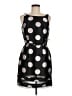 Taylor 100% Polyester Polka Dots Black Cocktail Dress Size 6 - photo 1