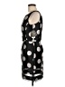 Taylor 100% Polyester Polka Dots Black Cocktail Dress Size 6 - photo 5