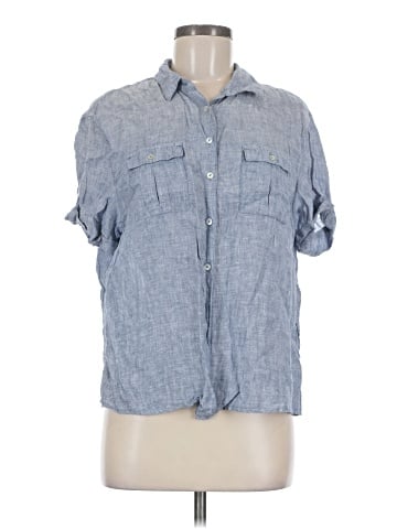 Nicole Miller New York Short Sleeve Button-Down Shirt (view 1)