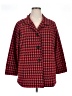 MULTIPLES Houndstooth Red Coat Size XL - photo 1