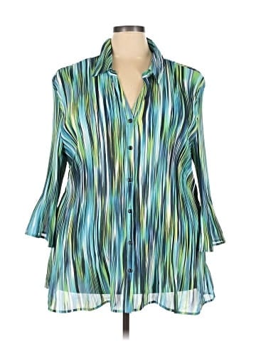 Maggie Barnes 3/4 Sleeve Blouse (view 1)
