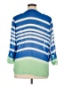 Apt. 9 100% Polyester Color Block Blue 3/4 Sleeve Blouse Size XL Petite - photo 2