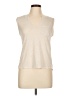 The Hanger Ivory Sleeveless T-Shirt Size L - photo 1