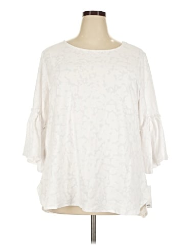 Apt. 9 3/4 Sleeve Blouse (view 1)