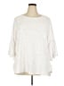 Apt. 9 Ivory 3/4 Sleeve Blouse Size 2X - photo 1