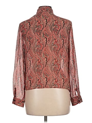 Jones New York Long Sleeve Silk Top (view 2)