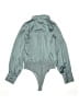 CALISTA Teal Long Sleeve Blouse Size M - photo 2