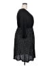 Torrid Polka Dots Black Casual Dress Size 2X Plus (2) - photo 4