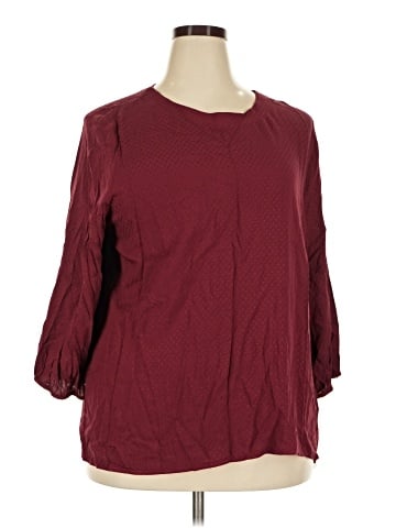 Croft & Barrow 3/4 Sleeve Top (view 1)