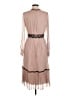 NISSA 100% Silk Pink Tan Cocktail Dress Size 6 - photo 2