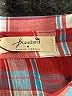 Freebird Plaid Red Short Sleeve Button-Down Shirt Size M - photo 7