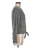 Caution to the Wind Gray Long Sleeve Top Size M (estimated) - photo 4