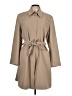 Gallery 100% Polyester Tan Trenchcoat Size L - photo 1