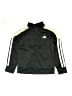 Adidas 100% Polyester Black Track Jacket Size 6 - photo 1