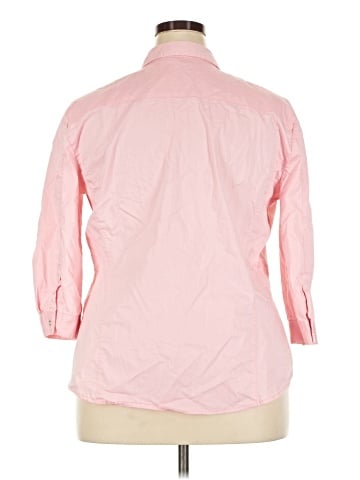 7th Avenue Design Studio New York & Company 3/4 Sleeve Button-Down Shirt (view 2)