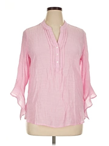 Counterparts 3/4 Sleeve Blouse (view 1)