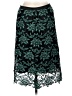 Yoana Baraschi 100% Polyester Paisley Teal Casual Skirt Size 8 - photo 1