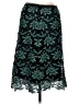 Yoana Baraschi 100% Polyester Paisley Teal Casual Skirt Size 8 - photo 2
