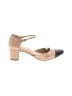 Anne Klein Color Block Tan Heels Size 7 1/2 - photo 1