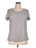 Chadwicks Gray Short Sleeve Top Size XL (tall) - photo 1