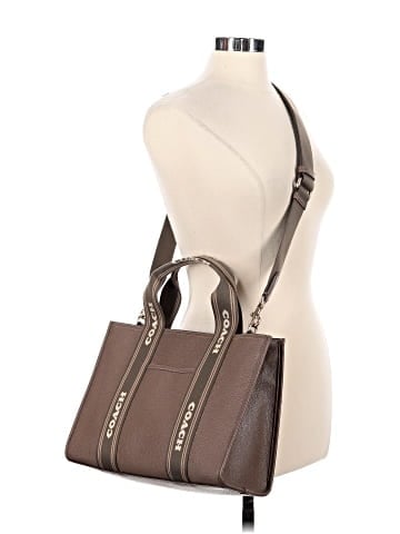 Coach Leather Tote (view 2)