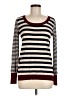 Olive and Oak Stripes Burgundy Pullover Sweater Size M - photo 1