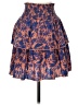 Universal Thread 100% Cotton Print Blue Orange Casual Skirt Size XS - photo 1
