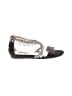 Badgley Mischka Silver Sandals Size 8 - photo 1
