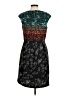 Luxology Graphic Multi Color Black Cocktail Dress Size 8 - photo 2