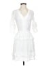 David Lerner White Casual Dress Size XS - photo 1