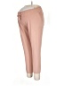 Isabel Maternity Solid Pink Casual Pants Size L - photo 1